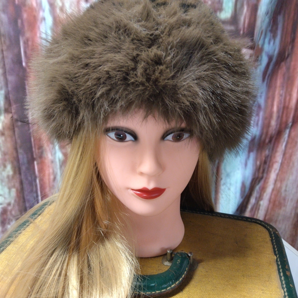 Chic Brown Faux Fur Hat